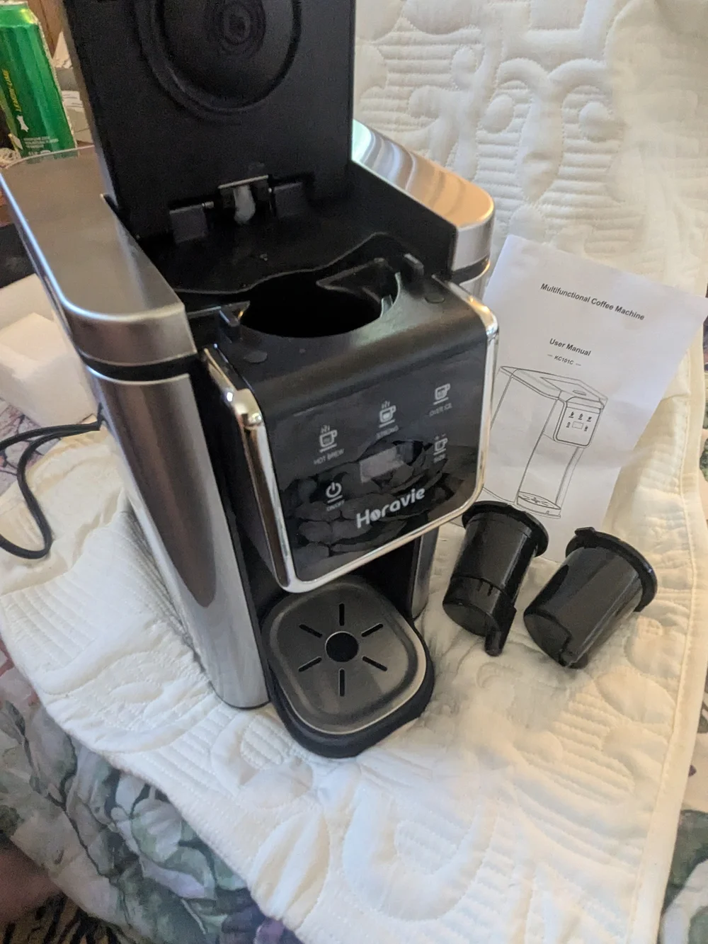 Multifunctional Single Serve Coffee Maker KC101C - Black NIB